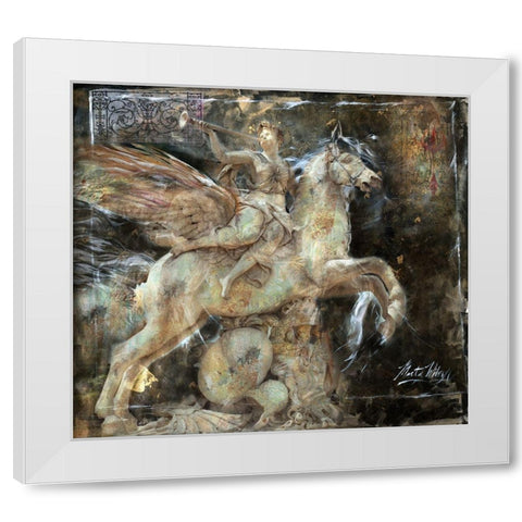 Princess I White Modern Wood Framed Art Print by Wiley, Marta