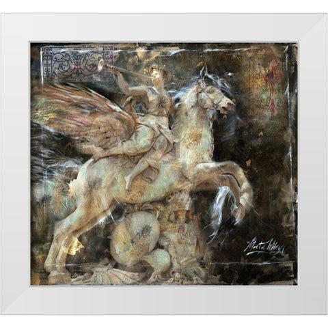 Princess I White Modern Wood Framed Art Print by Wiley, Marta