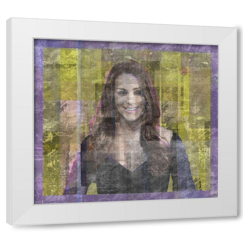 KATE White Modern Wood Framed Art Print by Wiley, Marta