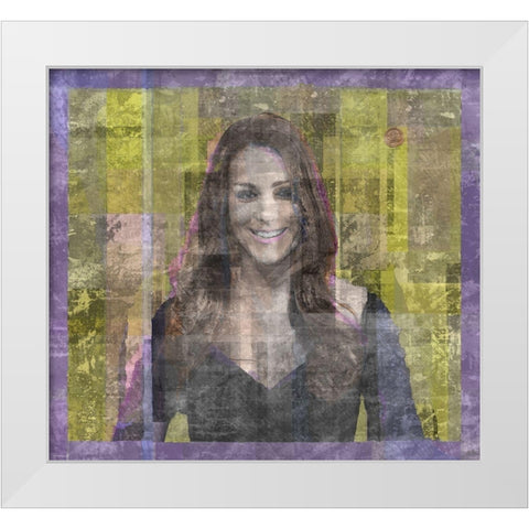 KATE White Modern Wood Framed Art Print by Wiley, Marta