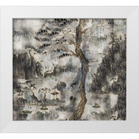 Chinese Dream I White Modern Wood Framed Art Print by Wiley, Marta