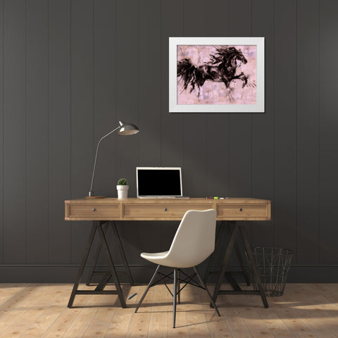 Lepa Zena Collor III White Modern Wood Framed Art Print by Wiley, Marta