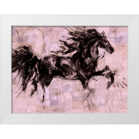 Lepa Zena Collor III White Modern Wood Framed Art Print by Wiley, Marta