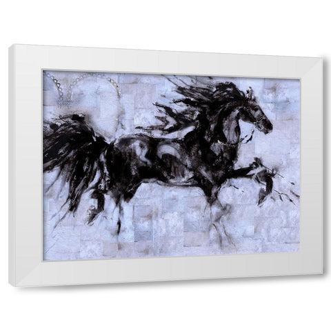 Lepa Zena Color IV White Modern Wood Framed Art Print by Wiley, Marta