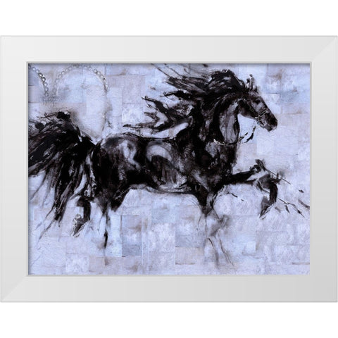 Lepa Zena Color IV White Modern Wood Framed Art Print by Wiley, Marta