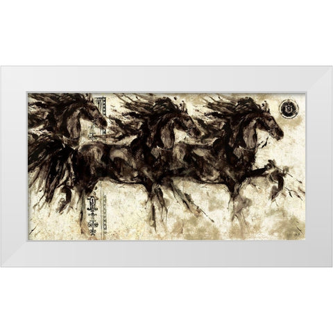 Lepa Zena 32 White Modern Wood Framed Art Print by Wiley, Marta