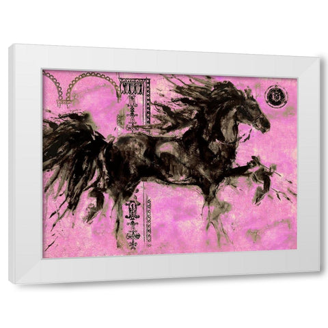 Lepa Zena Color XIII White Modern Wood Framed Art Print by Wiley, Marta
