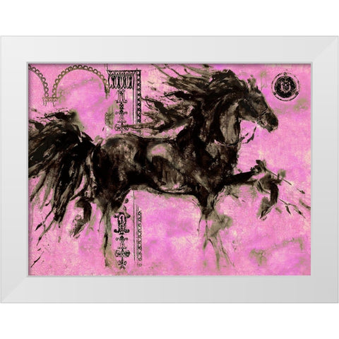 Lepa Zena Color XIII White Modern Wood Framed Art Print by Wiley, Marta