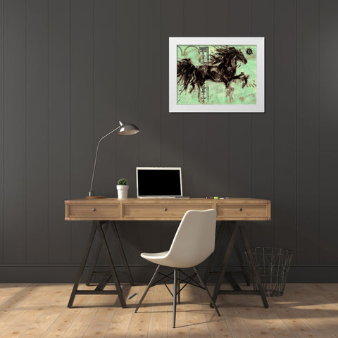 Lepa Zena Color XIIII White Modern Wood Framed Art Print by Wiley, Marta