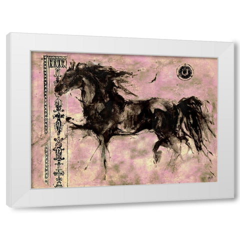 Lepa Zena 7 White Modern Wood Framed Art Print by Wiley, Marta