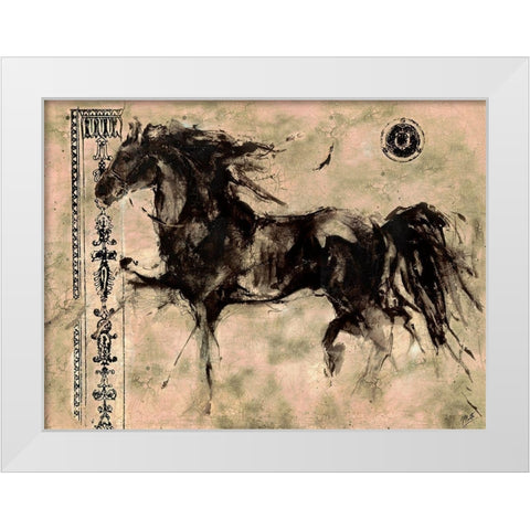 Lepa Zena 8 White Modern Wood Framed Art Print by Wiley, Marta