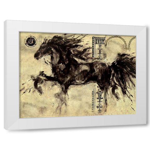 Lepa Zena 11 White Modern Wood Framed Art Print by Wiley, Marta