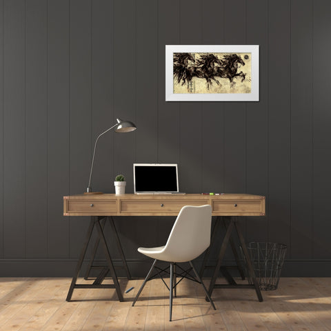 Lepa Zena 14 White Modern Wood Framed Art Print by Wiley, Marta