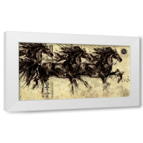 Lepa Zena 14 White Modern Wood Framed Art Print by Wiley, Marta