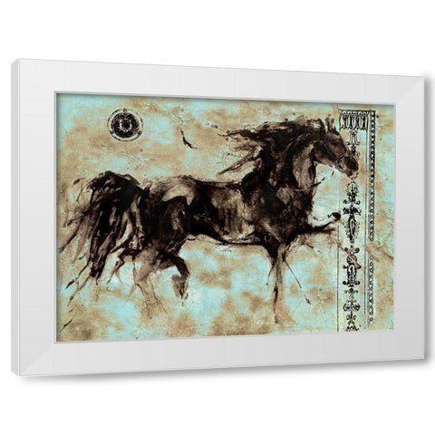 Lepa Zena 18 White Modern Wood Framed Art Print by Wiley, Marta