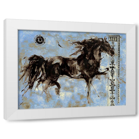 Lepa Zena 21 White Modern Wood Framed Art Print by Wiley, Marta