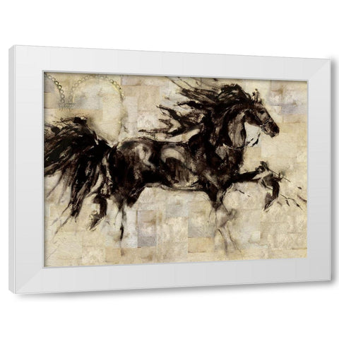 Lepa Zena 26 White Modern Wood Framed Art Print by Wiley, Marta