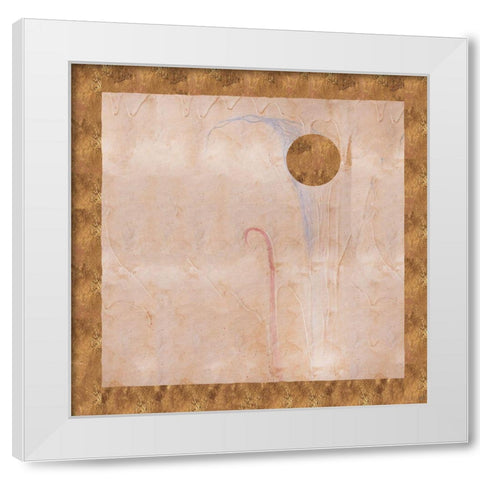 Abstract Sun II White Modern Wood Framed Art Print by Wiley, Marta