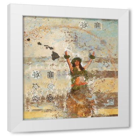 Sun Salutation VII White Modern Wood Framed Art Print by Wiley, Marta