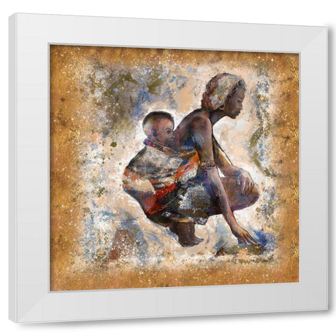 Destiny VI White Modern Wood Framed Art Print by Wiley, Marta