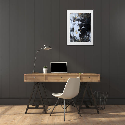 Toxic Fairy III White Modern Wood Framed Art Print by Wiley, Marta