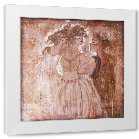 Mystic Muse White Modern Wood Framed Art Print by Wiley, Marta