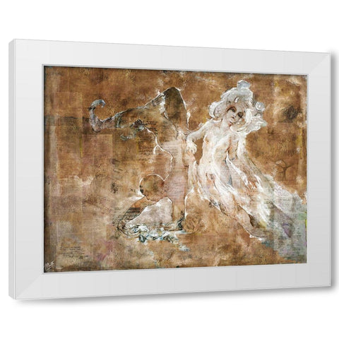 Shell boy I White Modern Wood Framed Art Print by Wiley, Marta