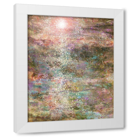 Lillies II White Modern Wood Framed Art Print by Wiley, Marta