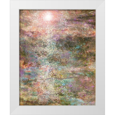 Lillies II White Modern Wood Framed Art Print by Wiley, Marta