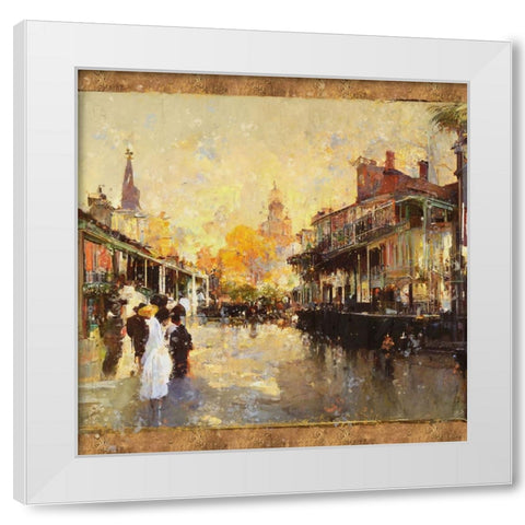 Glorious New Orleans IIII White Modern Wood Framed Art Print by Wiley, Marta