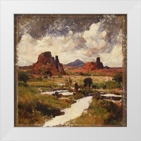Southwestern Canyon I White Modern Wood Framed Art Print by Wiley, Marta