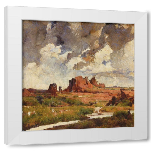 Southwestern Canyon II White Modern Wood Framed Art Print by Wiley, Marta
