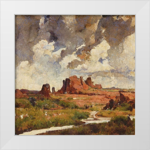 Southwestern Canyon II White Modern Wood Framed Art Print by Wiley, Marta