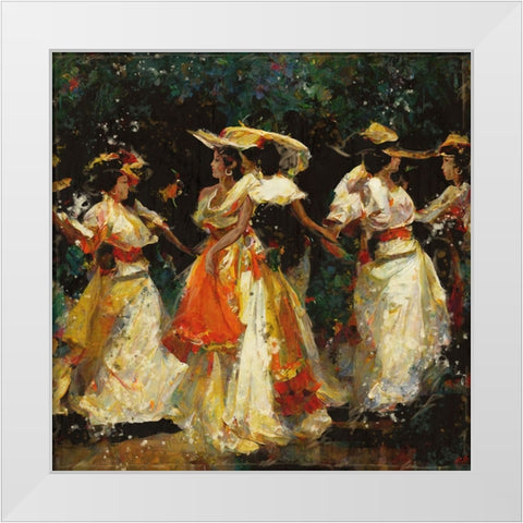 Veracruz I White Modern Wood Framed Art Print by Wiley, Marta