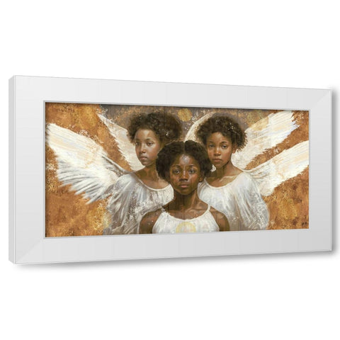 Little Angels VIII White Modern Wood Framed Art Print by Wiley, Marta