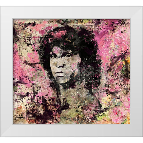 Jim Morrison IIII White Modern Wood Framed Art Print by Wiley, Marta