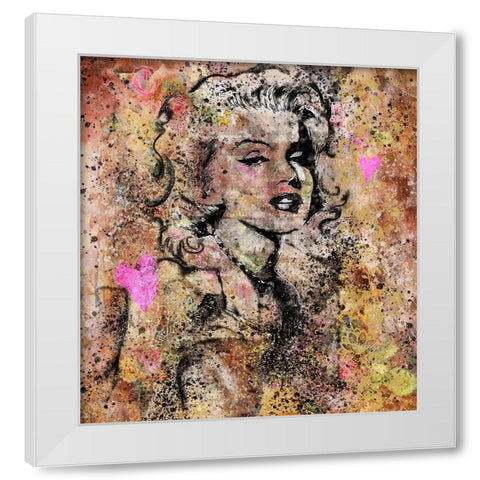 Marilyn Monroe IIII White Modern Wood Framed Art Print by Wiley, Marta