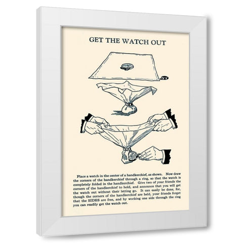 Get the Watch Out White Modern Wood Framed Art Print by Retromagic