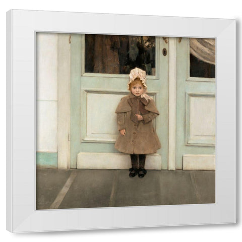 Jeanne Kefer White Modern Wood Framed Art Print by Khnopff, Fernand