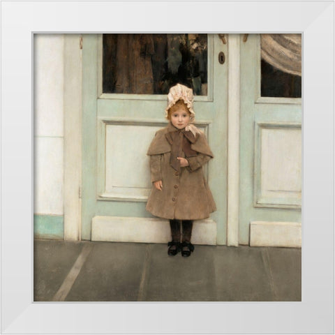 Jeanne Kefer White Modern Wood Framed Art Print by Khnopff, Fernand