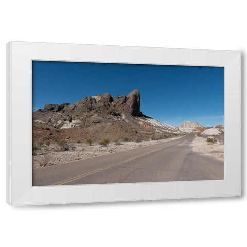 Scenery in Big Bend National Park, TX White Modern Wood Framed Art Print by Highmith, Carol