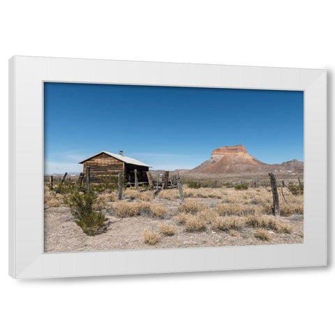 Scenery in Big Bend National Park, TX White Modern Wood Framed Art Print by Highmith, Carol