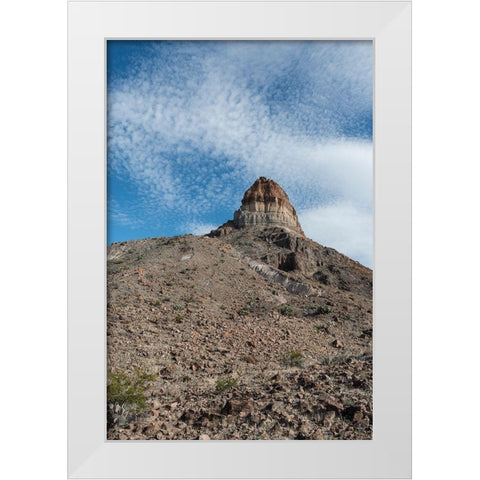 Scenery in Big Bend National Park, TX White Modern Wood Framed Art Print by Highmith, Carol