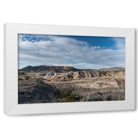 Scenery in Big Bend National Park, TX White Modern Wood Framed Art Print by Highmith, Carol