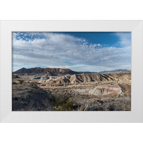 Scenery in Big Bend National Park, TX White Modern Wood Framed Art Print by Highmith, Carol