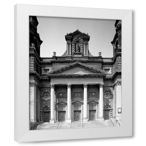 Holy Trinity Catholic Church Chicago Illinois White Modern Wood Framed Art Print by Highsmith, Carol