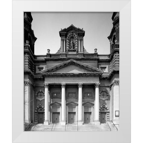 Holy Trinity Catholic Church Chicago Illinois White Modern Wood Framed Art Print by Highsmith, Carol