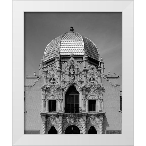Garfield Park Golden Dome Fieldhouse Chicago Illinois White Modern Wood Framed Art Print by Highsmith, Carol