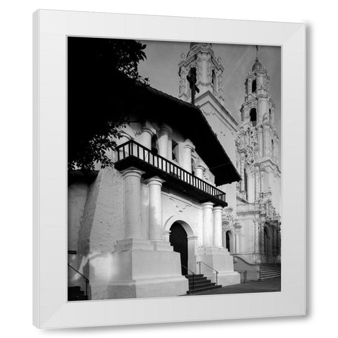 The 1791 Mission Dolores San Francisco California White Modern Wood Framed Art Print by Highsmith, Carol