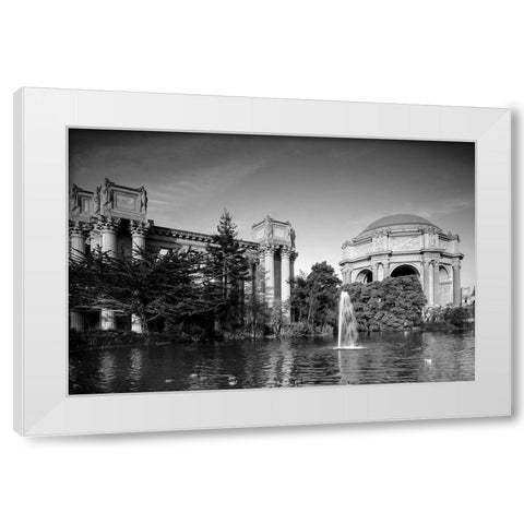 Palace of Fine Arts San Francisco California White Modern Wood Framed Art Print by Highsmith, Carol